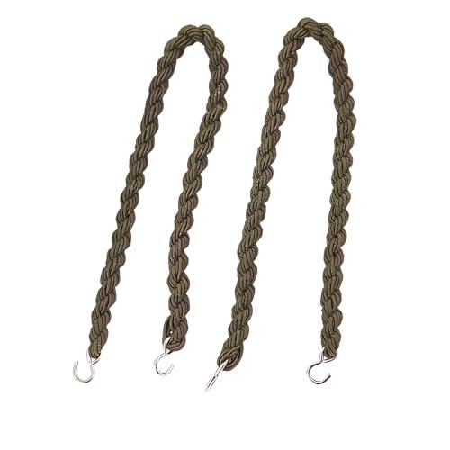 Msioytog Bandas Antideslizantes para Sujetar piernas, para Correr, montañismo, Ciclismo, Envoltura Ajustable Resistente a la Intemperie, 2 uds