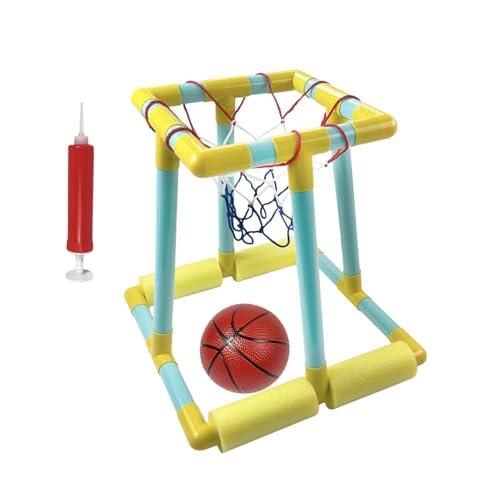 Canasta de Baloncesto para Piscina, Entretenimiento Acuático Deportivo, Aro Flotante para Agua, para Playa, Aula, Gimnasio, Parque, Lago, Familia, Adultos, Niños, Escuela,