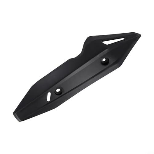 Cubierta de tubo de escape de motocicleta para Click 150 125, protector de aislamiento térmico, estilo de fibra de carbono, protector de silenciador protector de larga duración, material ABS fácil de