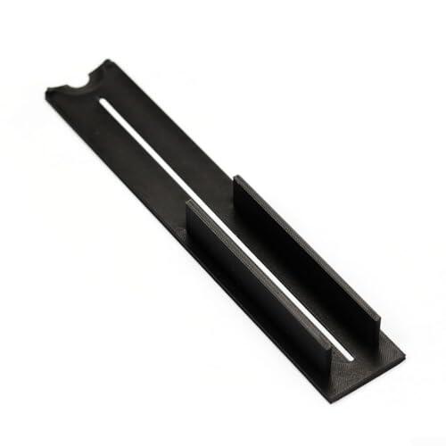 Ejercitador recto de billar para dispositivo de práctica de billar, guía de nailon suave para mejorar la precisión y la estabilidad, color negro, tamaño compacto para uso doméstico o pasillo, fácil