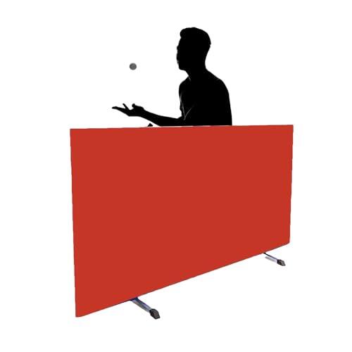 Caja de tenis de mesa independiente, red extraíble para una rápida recogida de pelotas, ayuda de entrenamiento de práctica