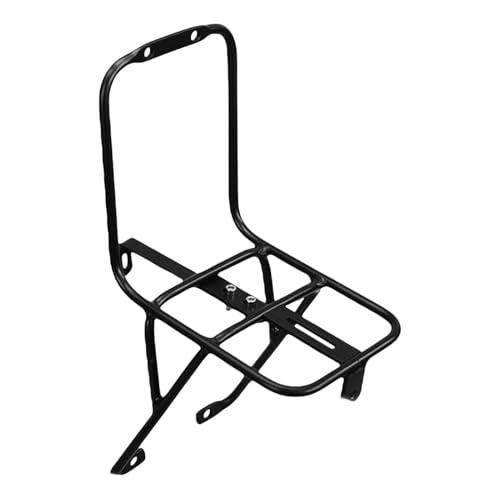 Pomurom Portabicicletas Delantero | Antióxido de Uso Pesado Freno V - Almacenamiento de Carga para Bicicleta - para Montaña, Plegable, Ciudad, Viaje, Ruta, Desplazamiento, Compras, Ciclismo