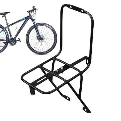 Portabicicletas Delantero,Soporte Resistente para Frenos V - Portaequipajes para Bicicleta de Montaña,para Montaña Carretera Ciclismo Commuting Touring Viajes Compras