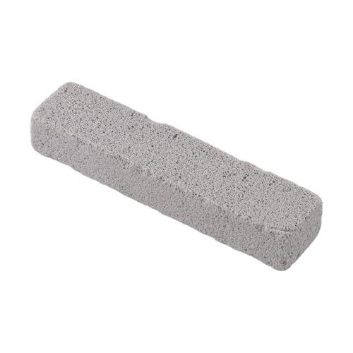 Vibsky Estropajo de piedra pómez con asa, limpieza de azulejos de piscina y parrilla, manchas de calcio y lima óxido, paquete de 2, color gris