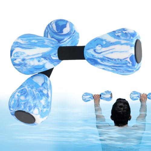 Pesas de Agua para Ejercicios en Piscina | Equipo de Fitness Aeróbico de Alta Densidad | Mancuernas Acuáticas para Entrenamiento | para Entrenamiento de Musculación en Gimnasio Natación Exterior Mujer