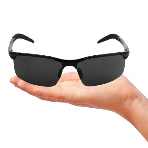 KALLORY Gafas para Hombre para Ciclismo con Protección UV y Diseño Estilizado, Ideales para Celebración de Verano y Deportes al Aire Libre