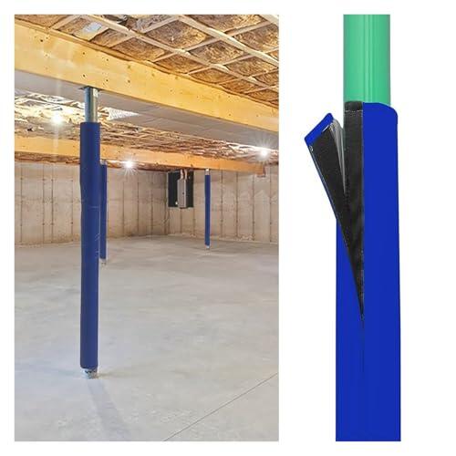 Protector para Poste de Baloncesto, Almohadilla de Seguridad de Espuma de 10/13 cm de Grosor para Postes Redondos de 5 a 20 cm, Funda Acolchada extraíble para Gimnasio, sótano, Garaje, parqu