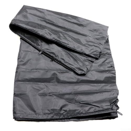 Besttoolifes Bolsa de viaje plegable para metro, cubierta de protección de bicicleta de terileno negro, funda de bicicleta a prueba de polvo para viajes, funda de bicicleta plegable ligera para viajes