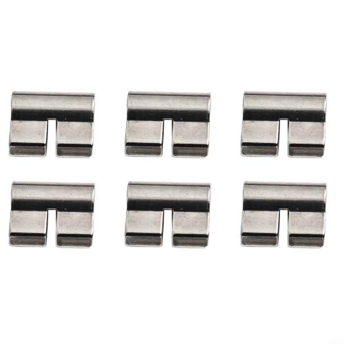 Honseadek Juego de 6 piezas de trinquete de cubo de bicicleta de metal para bicicleta de montaña y carretera, piezas de repuesto plateadas (R2.4 x 9.8 (tipo 9))
