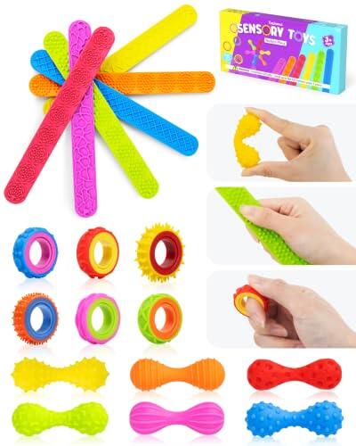 Juego de 18 juguetes para la ansiedad, el TDAH | Juguete para autismo, para el autismo, para niños y adultos, se puede utilizar en la escuela, en la oficina y en la vida