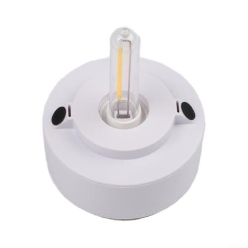 Lámpara de agua salada portátil para linterna sin batería con LED de 80 lúmenes para camping, senderismo, huracanes y cortes de energía, color blanco, compacto y ligero (amarillo)