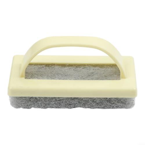 Cepillo de limpieza de esponja de mano para bañera, baño, azulejos, encimeras de cocina y lavado de platos con mango ergonómico para una eliminación eficaz de la suciedad y acción de fregado profundo