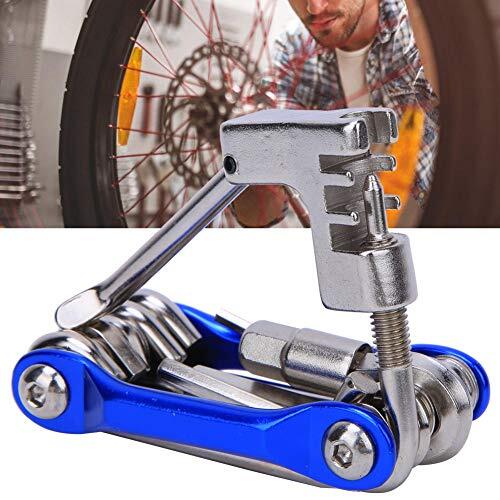 HUSHUI Juego de Herramientas de Reparación de Bicicletas Multifuncional 11 en 1 para Bicicletas de Montaña, Diseño Compacto, Ligero y Duradero para Entusiastas de la Bicicleta