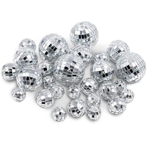 Ilumina tus eventos con el set de 32 mini bolas de discoteca y crea un ambiente festivo único.