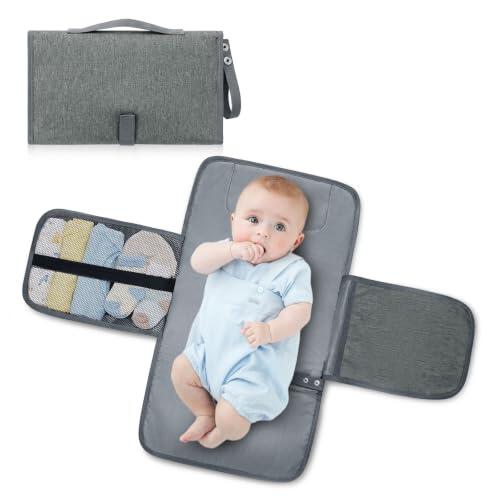 Guía definitiva sobre el cambiador portátil HAGOT Gris Oscuro: funcionalidad y diseño para padres