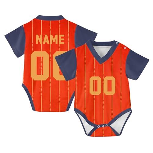 Genérico Selección Española Fútbol Body Bebé Personalizado Nombre Número 3-18 Meses, Selección Española Fútbol, Personalizado Nombre Número, Equipación Bebé Regalo Niño Niña (#-001)
