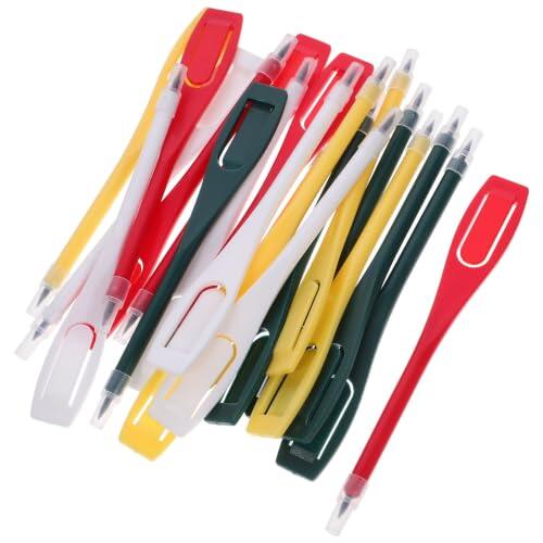 HAPINARY 20 Rotuladores de Lápiz para Puntuación de Golf Clip Fácil de Transportar y Material Pp para Registrar Resultados en Juego Color Aleatorio