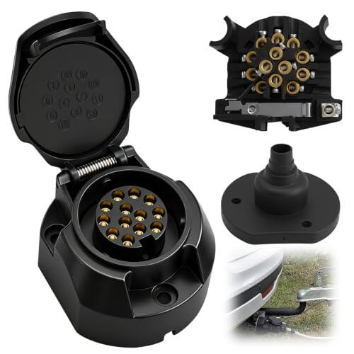 Guía técnica del enchufe colgante de 13 pines para remolques y caravanas