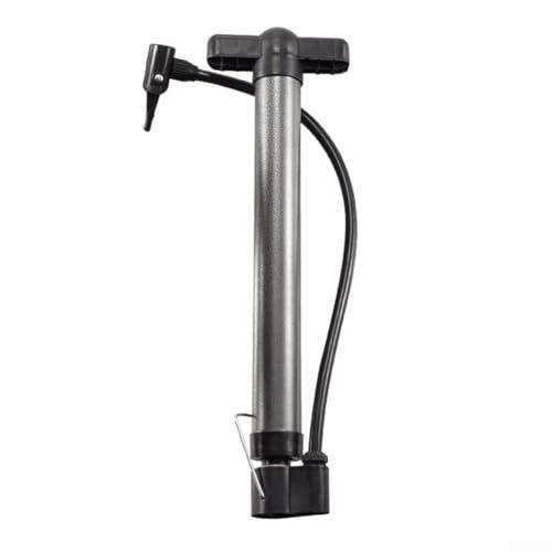 Dolvitrny Bomba, Inflador de Neumáticos Portátil Con Manómetro, Bomba de Aire de Alta Presión 100Psi Para Bicicleta de Montaña, Baloncesto, Vehículo Eléctrico, Color Negro