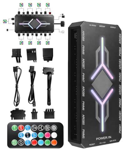 Optimiza la refrigeración y la iluminación de tu PC con este hub avanzado