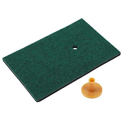 Generic Estera para Golpear de 30x20cm, Estera de Práctica Interior con Flocado Suave y Parte Inferior de EVA de Alta Elasticidad para Uso en Interiores y Exteriores
