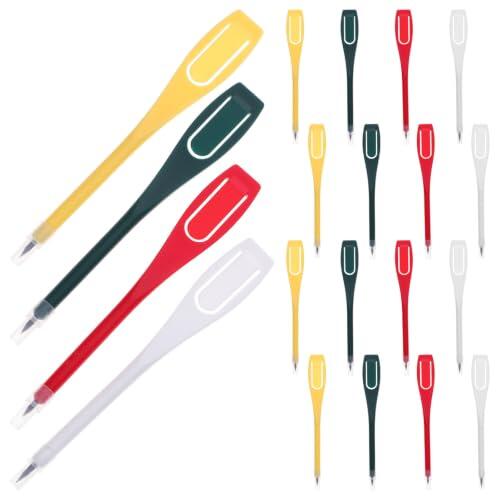 Happyyami Rotuladores para Golf 20 Piezas Núcleo de Lápiz y Cuerpo de Pp, Convenientes para Llevar y Limpiar Barro del Palo, Ideales para Anotar Puntuaciones Color Aleatorio