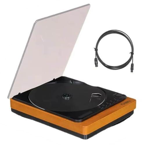Mini Reproductor de CD con Copia USB a WAV, transmisor y Receptor Bluetooth 5.3, Salida óptica, Conector for Auriculares de 3,5 mm, Control Remoto
