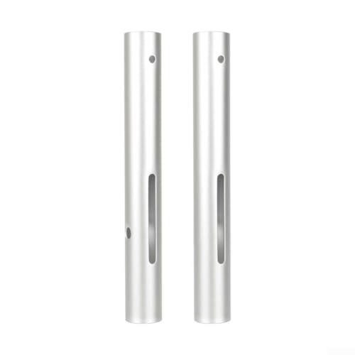 Tubo de manillar, par de tubos de aleación de aluminio de 169 x 21,9 mm, resistente al desgaste, accesorio de repuesto ligero para scooter eléctrico