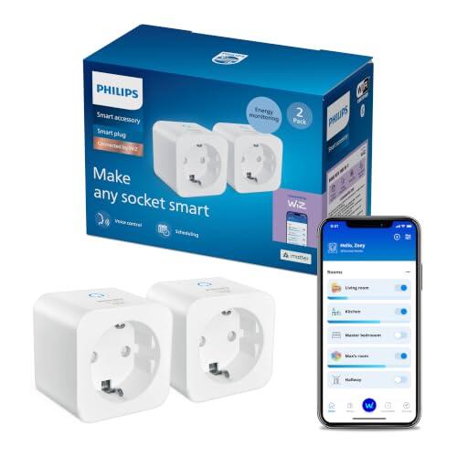 Transforma tu hogar en un espacio inteligente con el enchufe Philips Smart Lighting Matter Tipo F