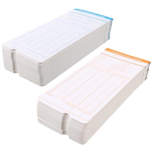 Optimización del Control Horario: Tarjetas de Asistencia HOOTNEE de 200 Hojas
