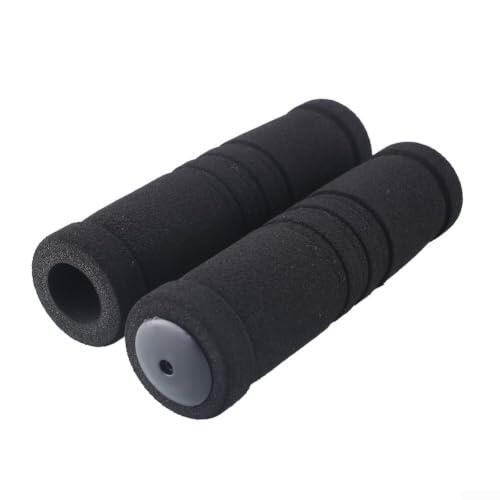 Para marca de manillar de bicicleta de 22,2 mm, cinta de esponja de 12 cm, color negro, paquete de 4