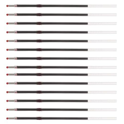 MERRYHAPY 100 Unidades Recarga de Bolígrafo Compatible Mayoría de Bolígrafos Retráctiles, Tinta de Secado Rápido, Punta Media 0.7mm, Material Plástico, Adecuado para Tomar Notas en Casa