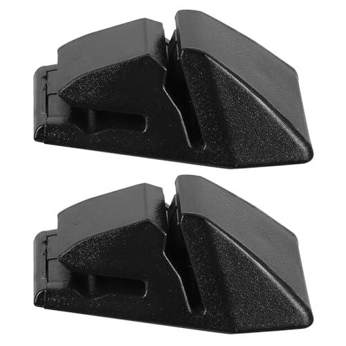 VILLCASE Soporte Tarjeta Minusválido Coche Adhesivo Abs, Práctico y Duradero, 2piezas Clips Portátiles para Notas y Tickets de Estacionamiento en Salpicadero