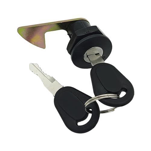Nishiyuenyi 1 Juego de Trasera de Motocicleta con Llaves para Caja de Almacenamiento y Ganchos Metálicos Reemplazables Accesorio Adecuado para Scooter, 33MM