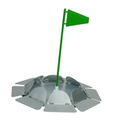 KIXZSAZ Ayuda para el Entrenamiento de putters de Golf, Equipo para Exteriores, Vaso para Practicar Putting, Bandera portátil, Mejora Las Habilidades, Vaso