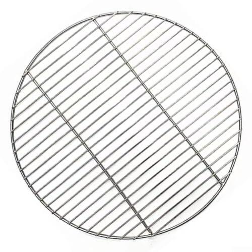 Parrilla redonda de acero inoxidable para barbacoa, parrilla resistente para asar al vapor, acampar al aire libre (30 cm)