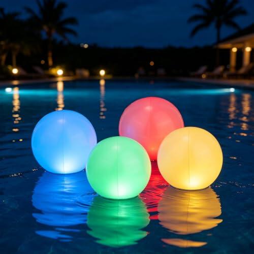 Ilumina tus noches de verano: Análisis de las bolas luminosas flotantes para piscina