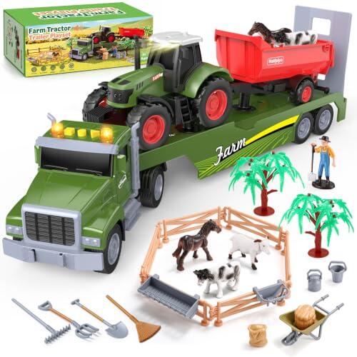 El juguete definitivo para pequeños agricultores: Análisis del tractor con remolque Gralal