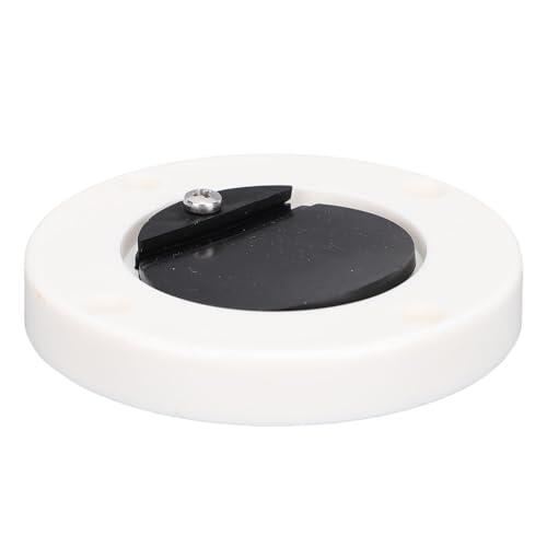 CHICIRIS Válvula de Imbornal Marina Válvula de Drenaje para Barcos de Plástico Blanco 71,3 X 10,8 Mm Prevención de Reflujo Instalación Rápida con Tornillos para Barcos, Yates y Sistemas de Drenaje