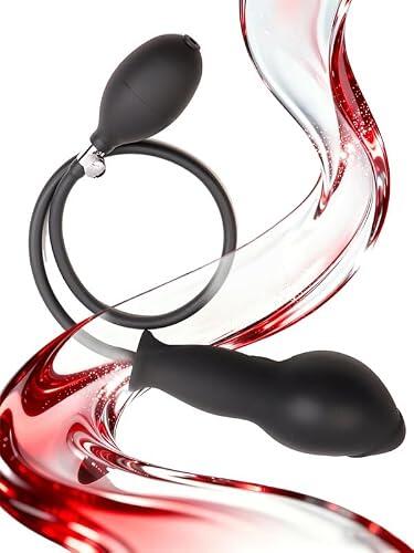 Entrenador Inflable De Cadera Negro Con Bolas Dobles, Accesorio CóModo De Entrenamiento De Flexibilidad - K + 6