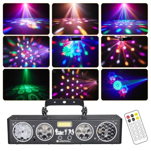 Transforma cualquier espacio en una pista de baile profesional con la luz de discoteca XJG01