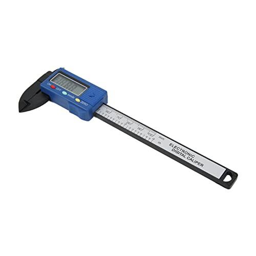 BSTCAR - Pie de corredera digital, herramienta de medición electrónica ligera de 0 a 100 mm con pantalla LCD, de medición lineal sin contacto