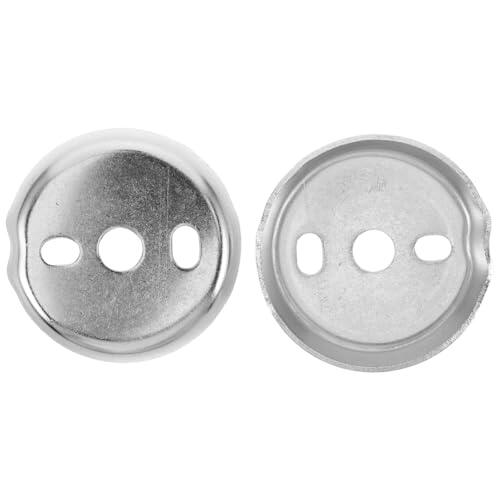 Alipis Soporte para Toallas Baño de Acero Inoxidable 2piezas Base Redonda y Diseño Minimalista para Montaje en Pared