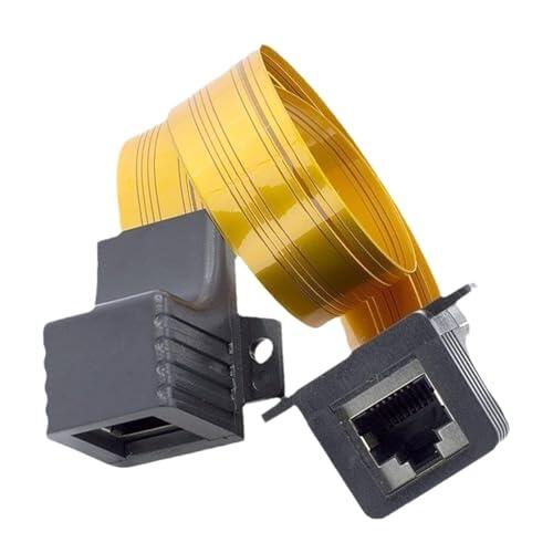 Cable de Internet delgado Cat5 cable flexible Ethernet cable de penetración de pared para solución de cableado de Internet en el hogar