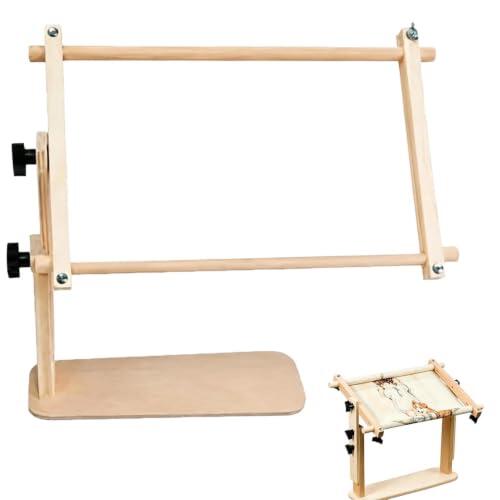 El soporte de suelo ajustable para punto de cruz: ergonomía y comodidad para bordar sin manos