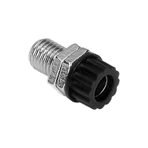 Cocoarm Poste de Unión Tipo Banana, Conector Tipo Banana de Latón Niquelado, 4 Mm, 15 Mm, 100 Piezas para Equipos Electrónicos, Dispositivos Industriales, Inversores, Máquinas de Soldar, Camiones y