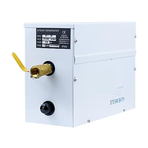 Generador de Vapor, Máquina de Sauna 3KW, generador baño, Spa for pérdida peso 380V, relaja el cansado, Panel Control computadora, húmedo