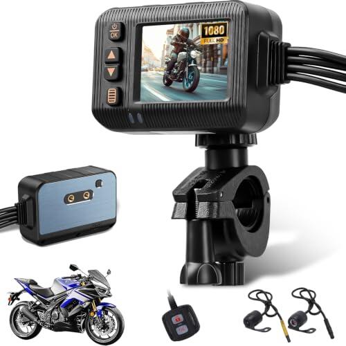 Seguridad en Dos Ruedas: Análisis de la Dashcam NHOPEEW con Doble Cámara 1080p