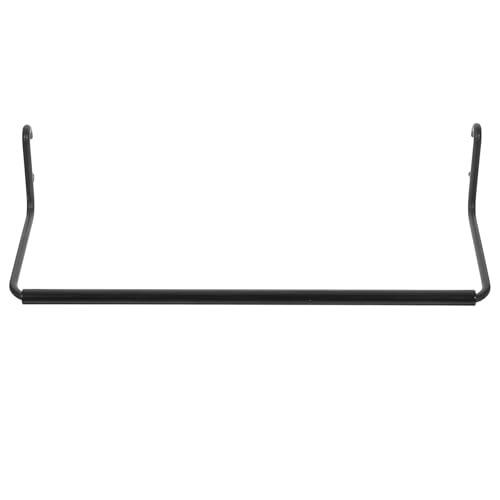 CANIGHT Toallero Negro de Acero Inoxidable para Tablero Perforado Superficie Lisa y Redondeada, Organizador de Toallas Adecuado para Garajes y Sótanos