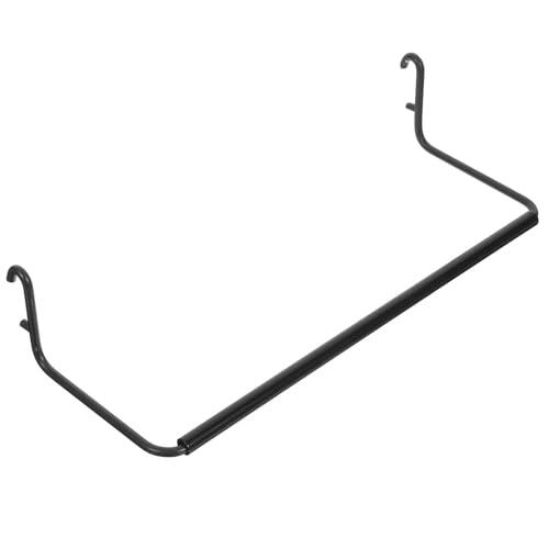 HORIALENCE Gancho Negro Inoxidable Perforado de Toallas Tablero para Acero Soporte Fácil de Instalar y Dispensador para Lavandería y Garajes